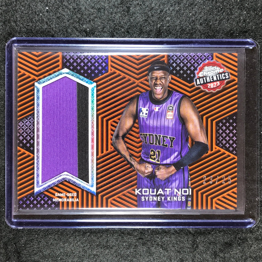 2022-23 Topps Chrome NBL KOUAT NOI Authentics Jersey Relic Orange 23/25