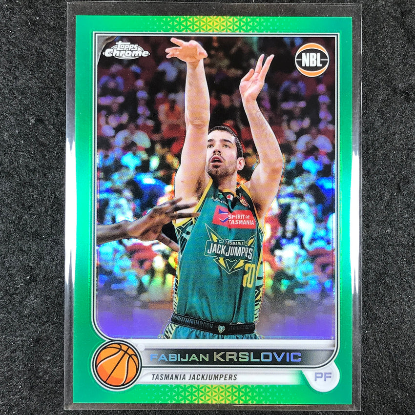 2022-23 Topps Chrome NBL FABIJAN KRSLOVIC Green /99 #93