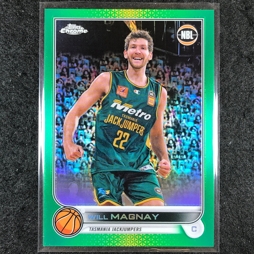 2022-23 Topps Chrome NBL WILL MAGNAY Green /99 #95