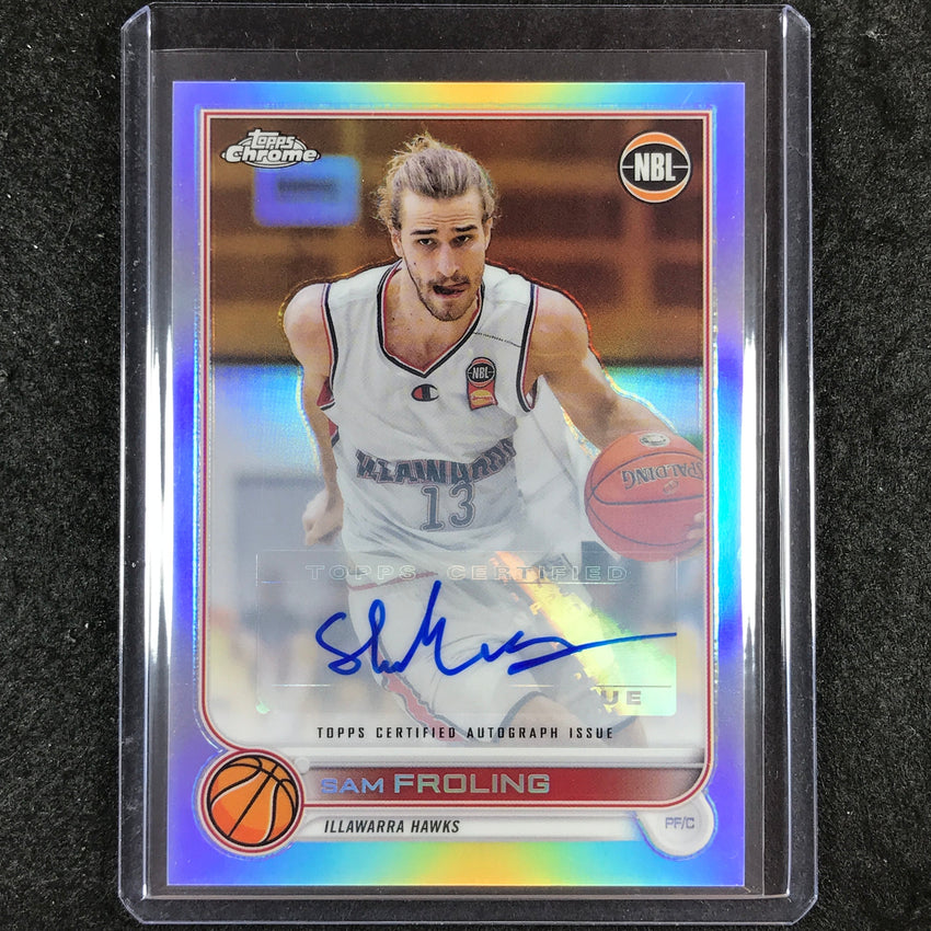 2022-23 Topps Chrome NBL SAM FROLING Base Refractor Auto #32