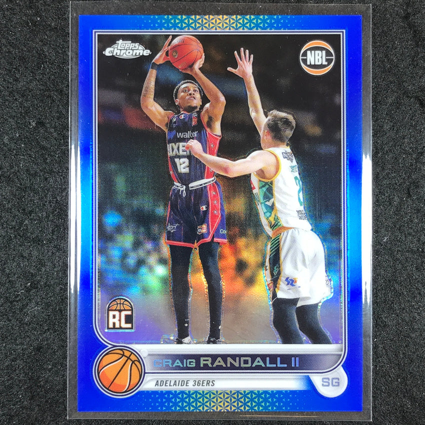 2022-23 Topps Chrome NBL CRAIG RANDALL II Rookie Blue /75 #9