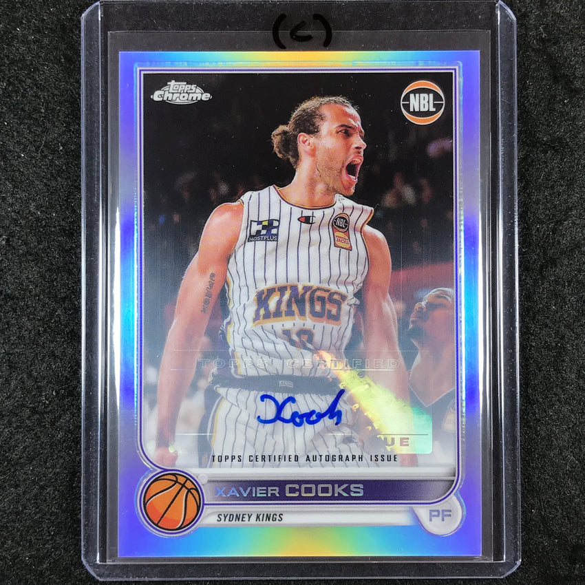 2022-23 Topps Chrome NBL XAVIER COOKS Base Refractor Auto #82 (C)