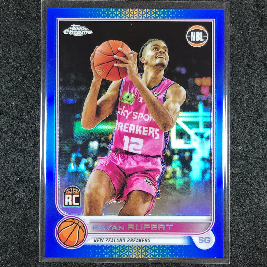 2022-23 Topps Chrome NBL RAYAN RUPERT Blue /75 #51