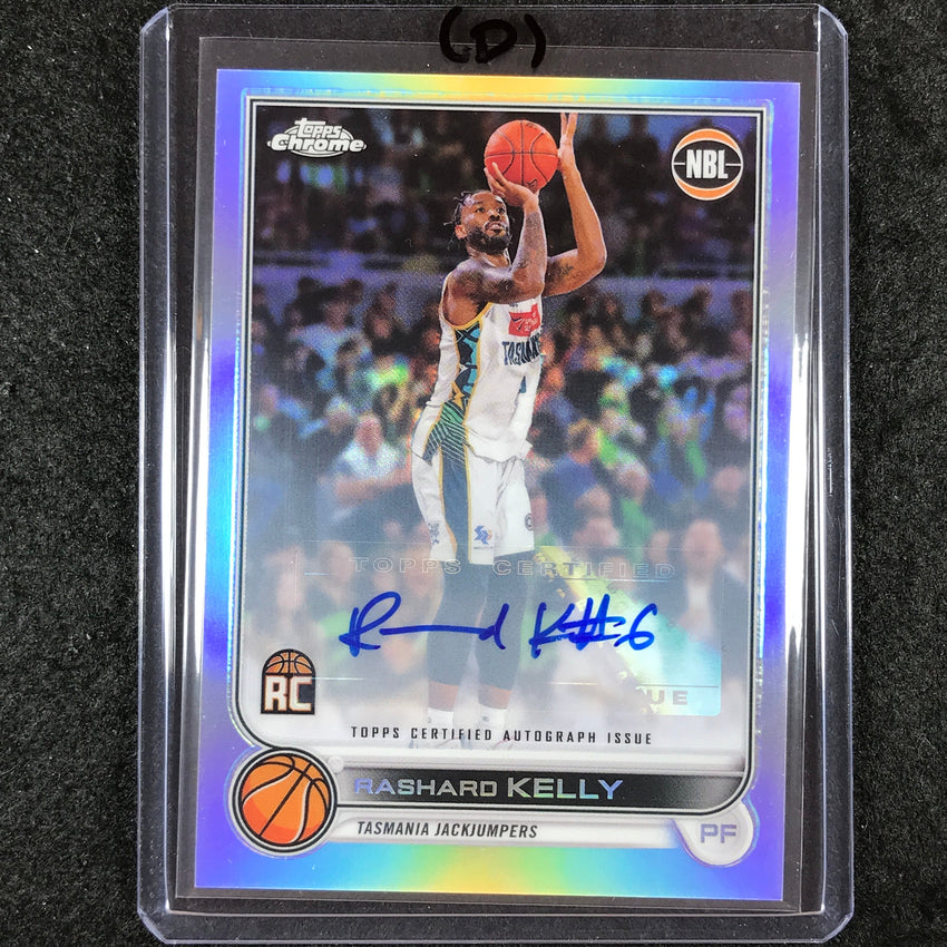 2022-23 Topps Chrome NBL RASHARD KELLY Base Refractor Rookie Auto #91 (D)