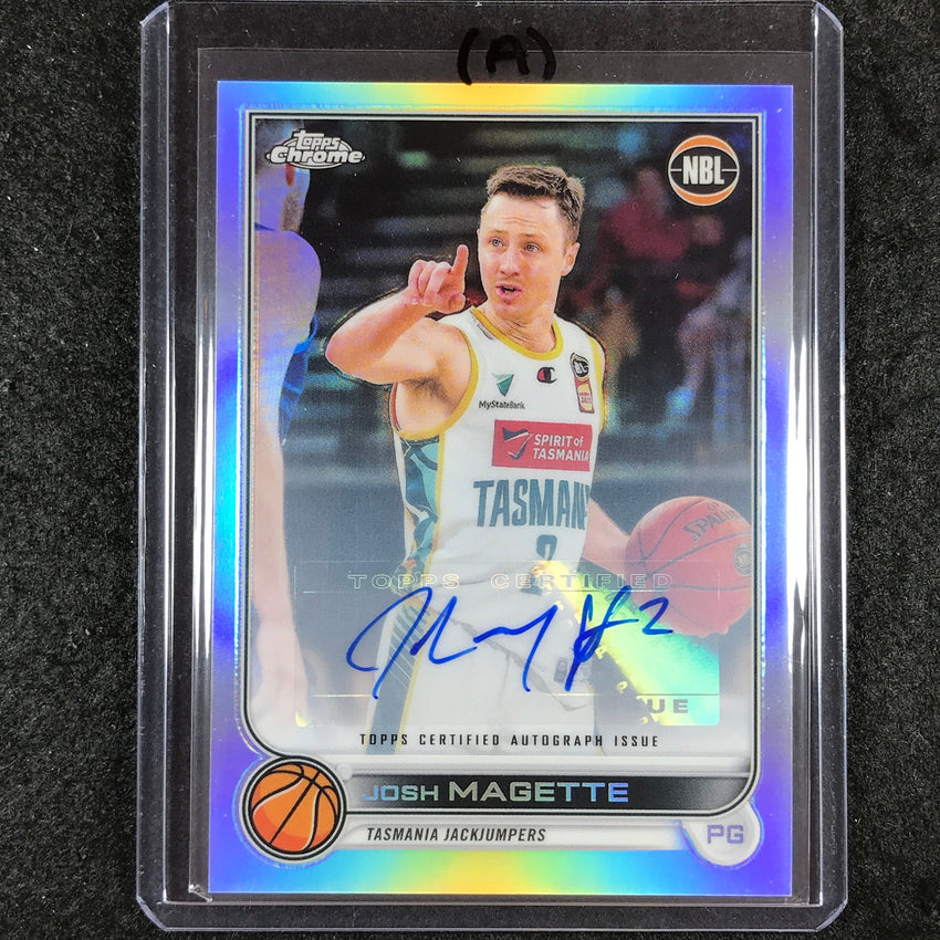 2022-23 Topps Chrome NBL JOSH MAGETTE Base Refractor Auto #94 (A)