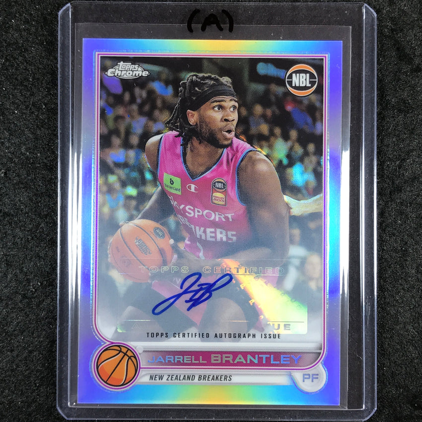 2022-23 Topps Chrome NBL JARRELL BRANTLEY Base Refractor Auto #100 (A)
