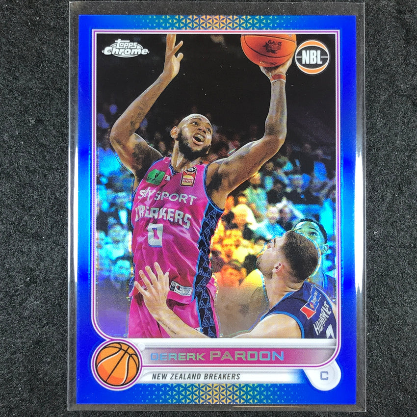 2022-23 Topps Chrome NBL DERERK PARDON Blue /75 #59
