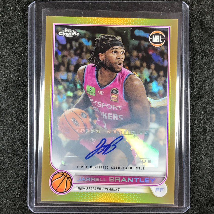 2022-23 Topps Chrome NBL JARRELL BRANTLEY Autographs Gold 30/50