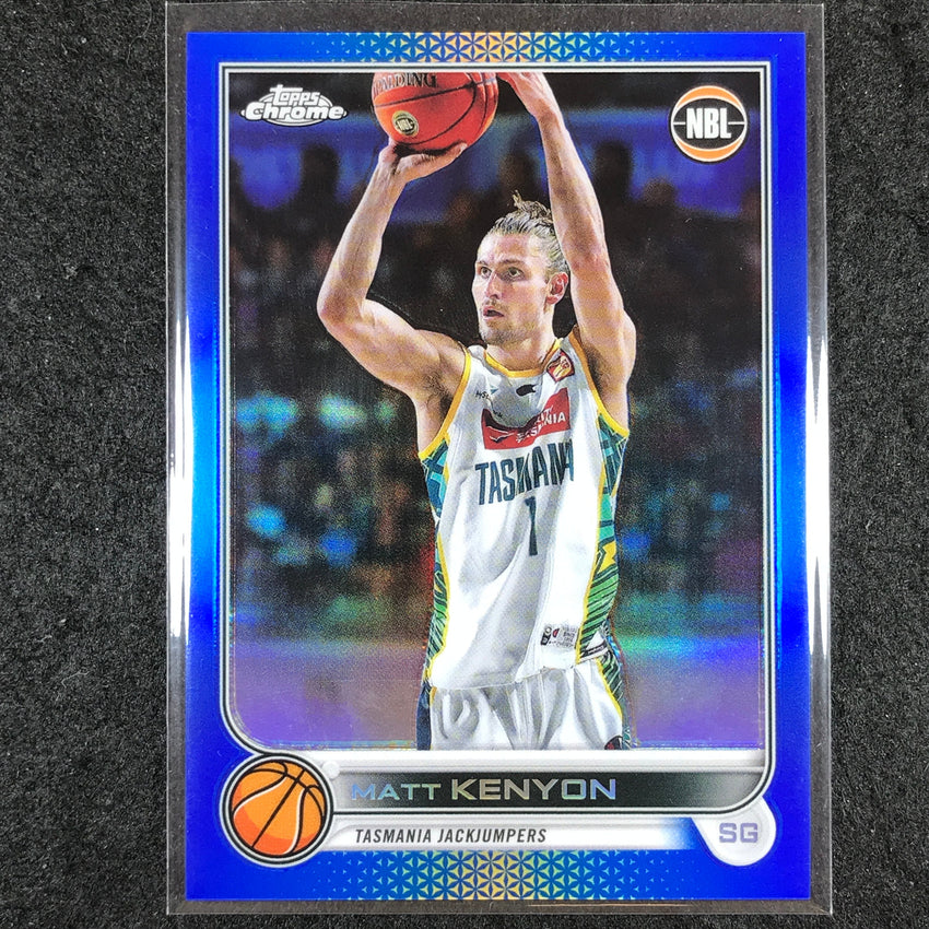 2022-23 Topps Chrome NBL MATT KENYON Blue /75 #92