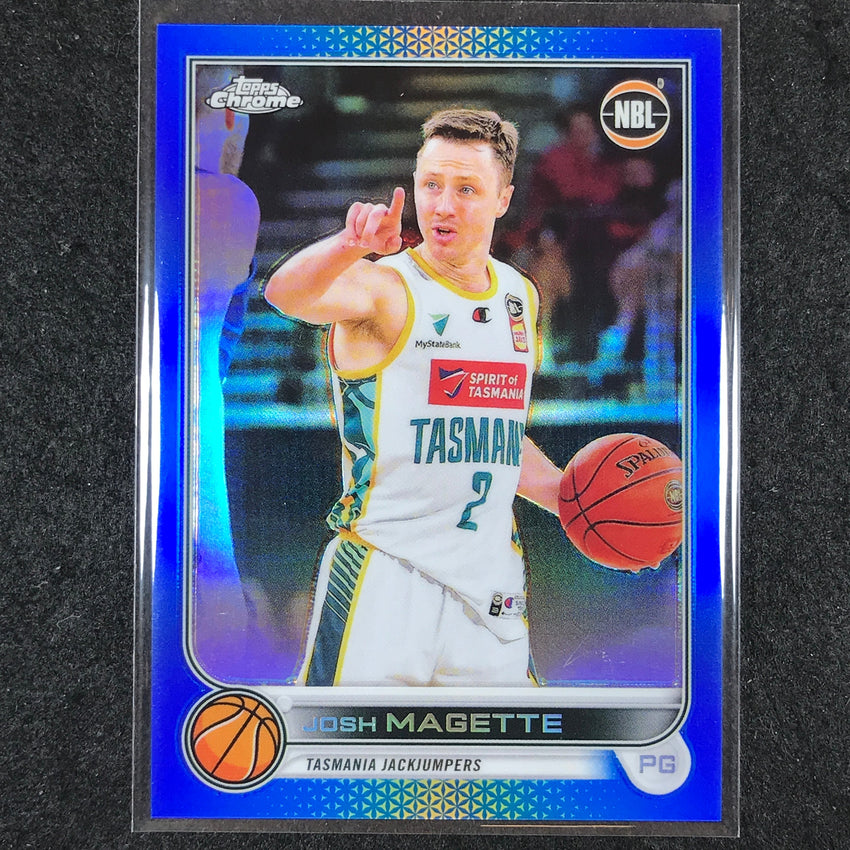 2022-23 Topps Chrome NBL JOSH MAGETTE Blue /75 #94