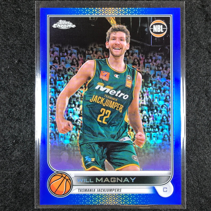 2022-23 Topps Chrome NBL WILL MAGNAY Blue /75 #95