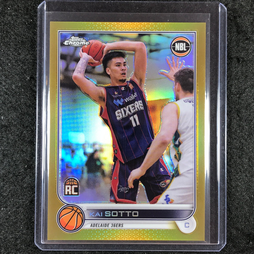 2022-23 Topps Chrome NBL KAI SOTTO Rookie Gold 28/50 #10