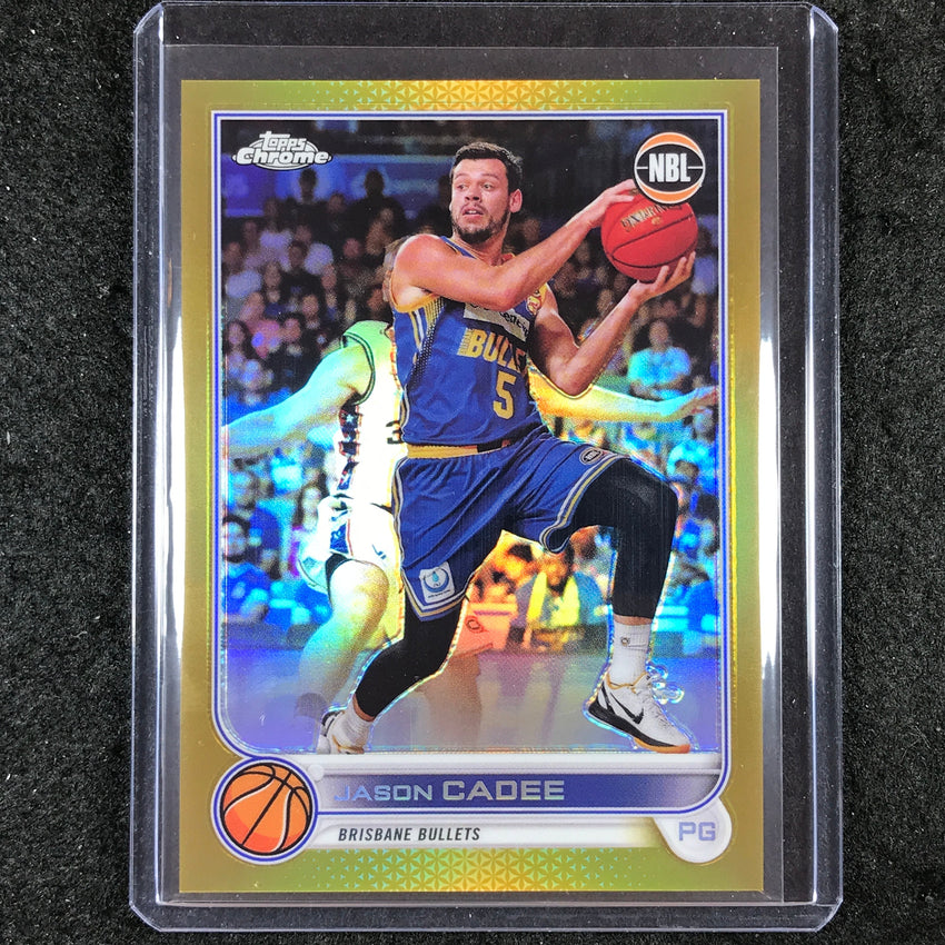 2022-23 Topps Chrome NBL JASON CADEE Gold 3/50 #12