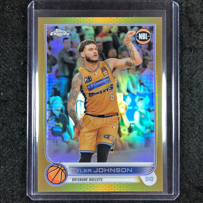 2022-23 Topps Chrome NBL TYLER JOHNSON Gold 50/50 #16