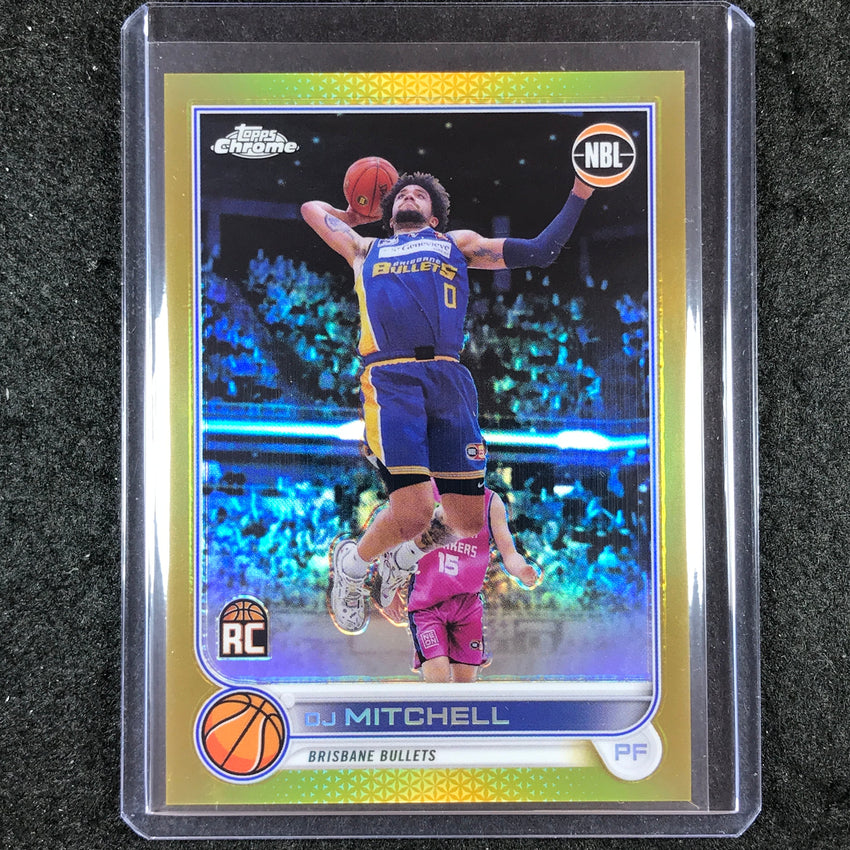 2022-23 Topps Chrome NBL DJ MITCHELL Rookie Gold 41/50 #18