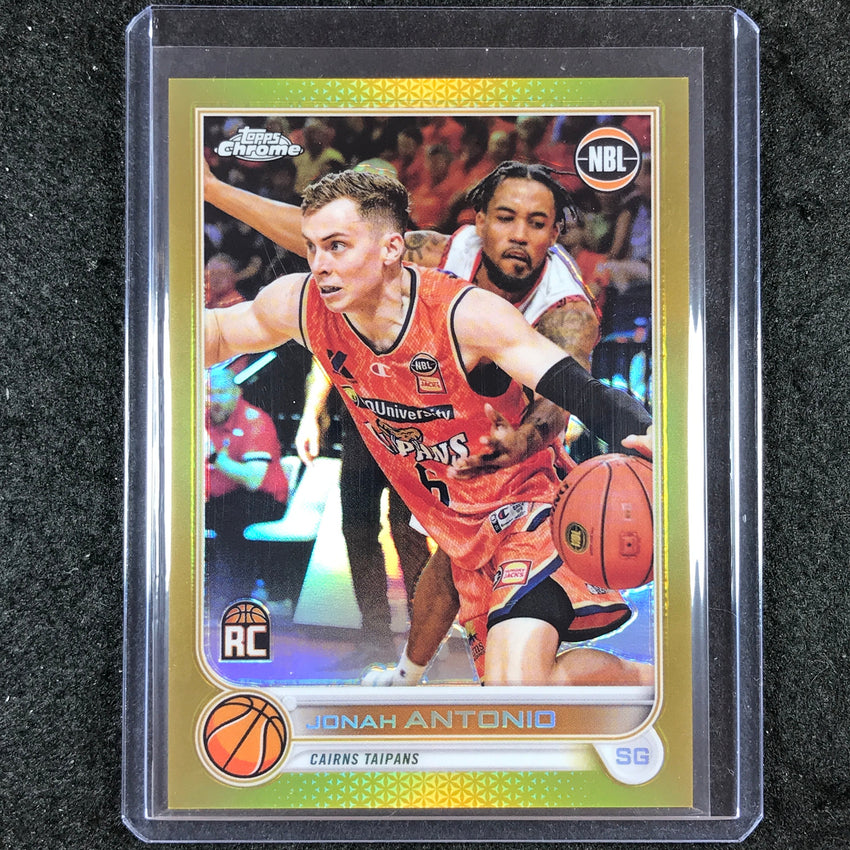 2022-23 Topps Chrome NBL JONAH ANTONIO Rookie Gold 14/50 #21