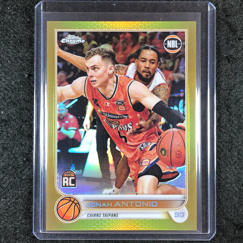 2022-23 Topps Chrome NBL JONAH ANTONIO Rookie Gold 19/50 #21