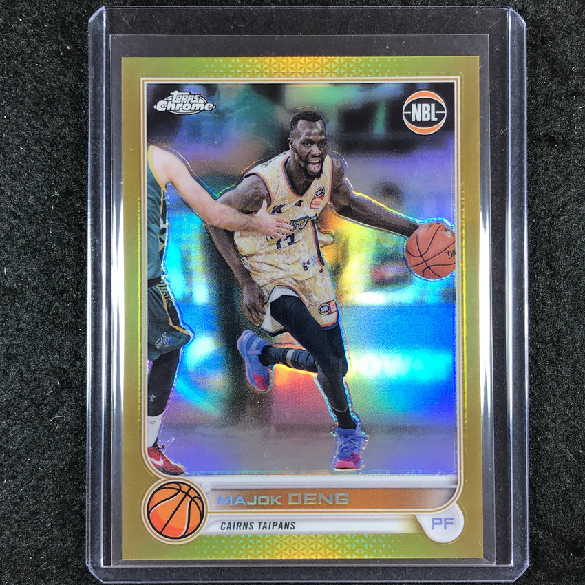 2022-23 Topps Chrome NBL MAJOK DENG Gold 14/50 #23
