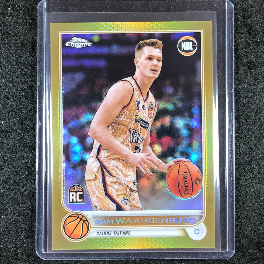2022-23 Topps Chrome NBL SAM WAARDENBURG Rookie Gold 9/50 #30