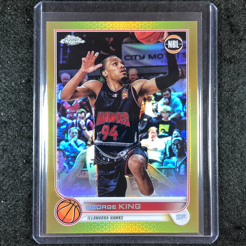 2022-23 Topps Chrome NBL GEORGE KING Gold 24/50 #36