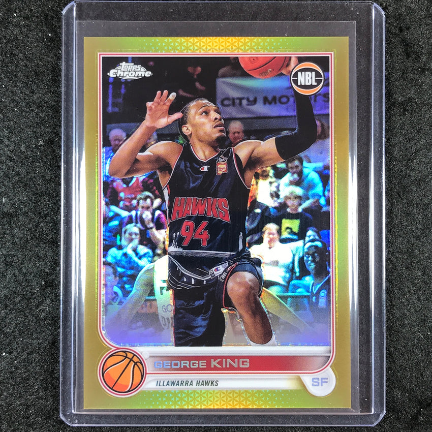 2022-23 Topps Chrome NBL GEORGE KING Gold 32/50 #36