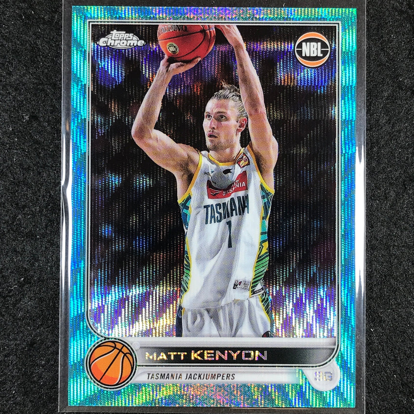 2022-23 Topps Chrome NBL MATT KENYON Aqua Wave /199 #92