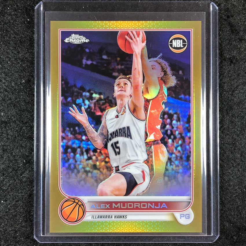 2022-23 Topps Chrome NBL ALEX MUDRONJA Gold 30/50 #38