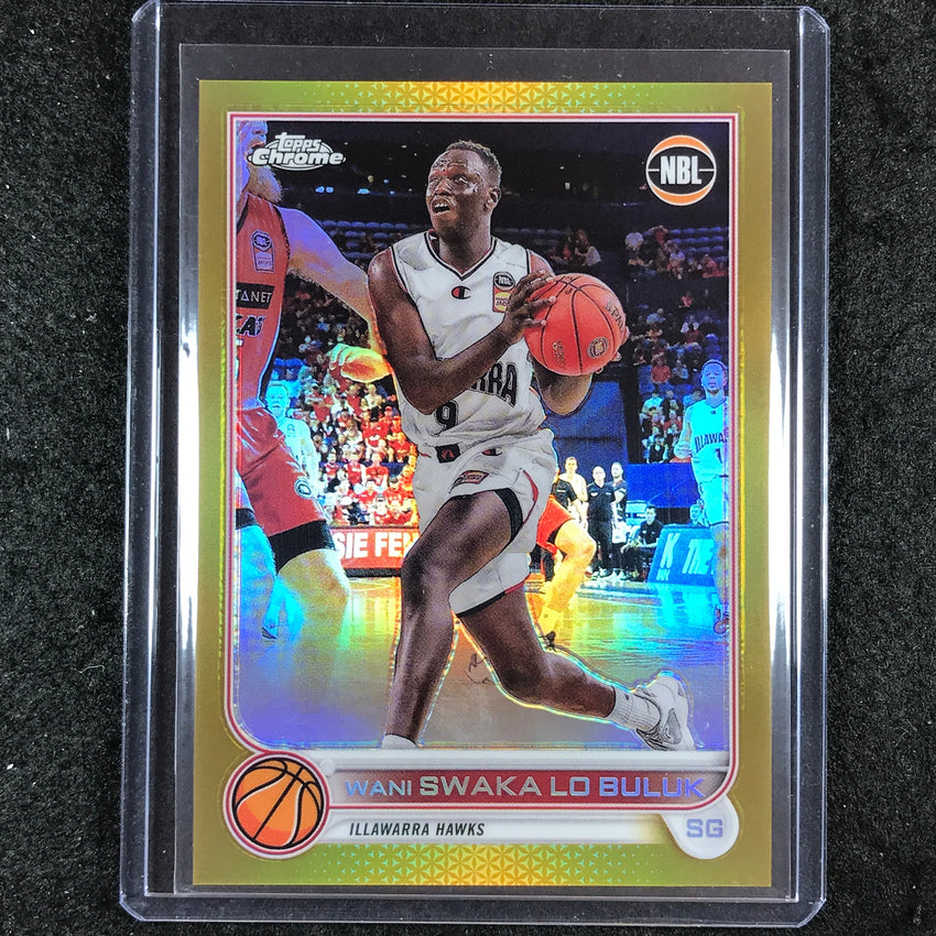 2022-23 Topps Chrome NBL WANI SWAKA LO BULUK Gold 9/50 #40