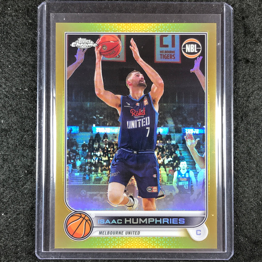 2022-23 Topps Chrome NBL ISAAC HUMPHRIES Gold 19/50 #44