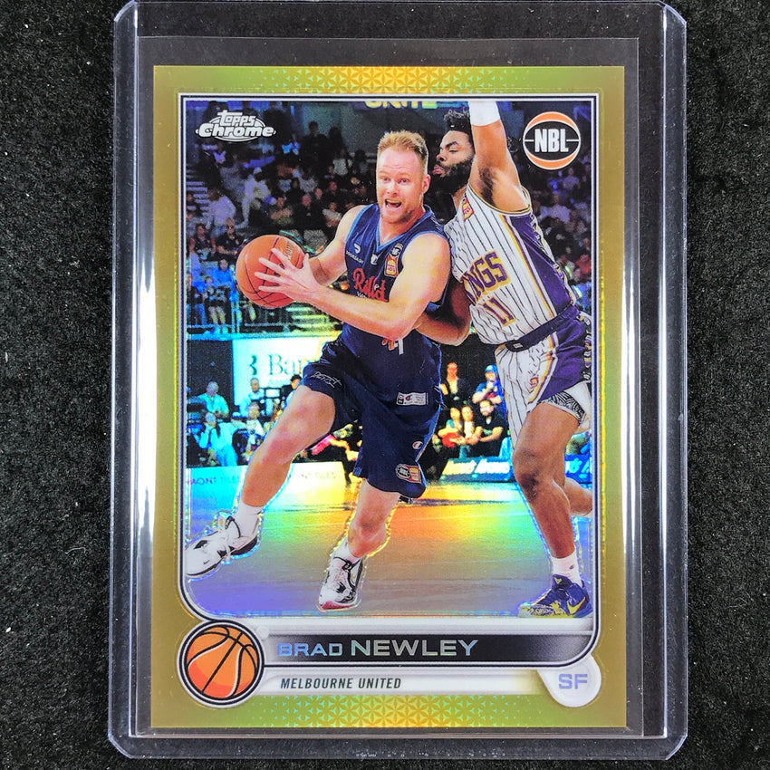 2022-23 Topps Chrome NBL BRAD NEWLY Gold 14/50 #47