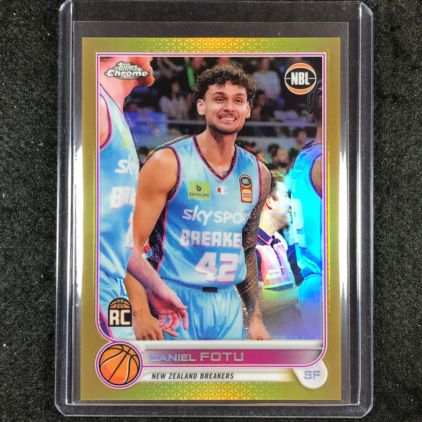 2022-23 Topps Chrome NBL DANIEL FOTU Rookie Gold 41/50 #54