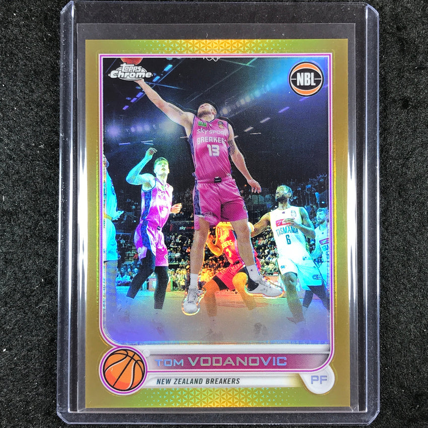 2022-23 Topps Chrome NBL TOM VODANOVIC Gold 37/50 #53