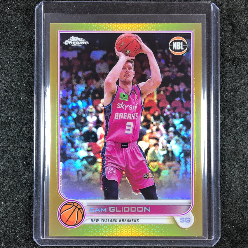 2022-23 Topps Chrome NBL CAM GLIDDON Gold 16/50 #57