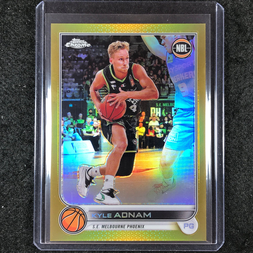 2022-23 Topps Chrome NBL KYLE ADNAM Gold 14/50 #70