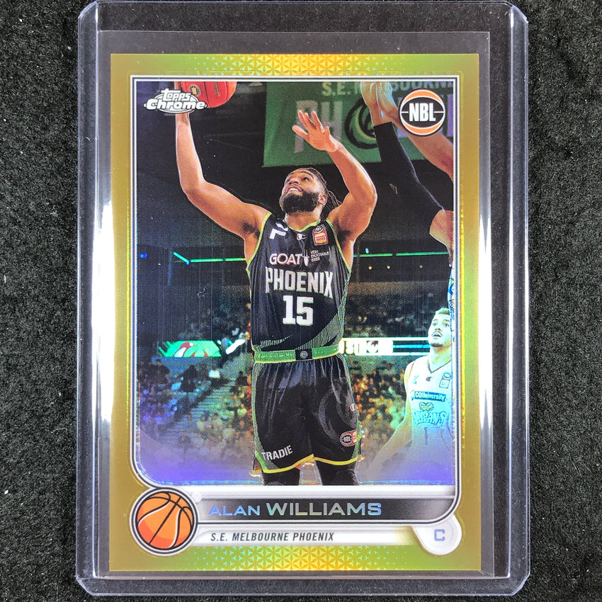 2022-23 Topps Chrome NBL ALAN WILLIAMS Gold 14/50 #79