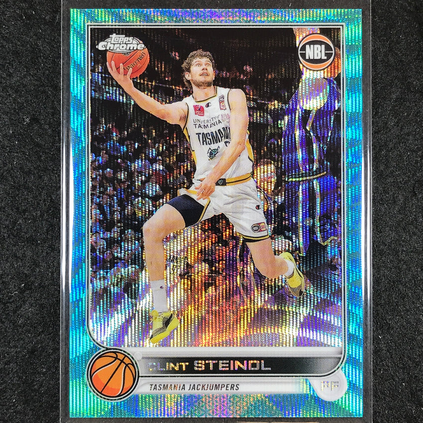 2022-23 Topps Chrome NBL CLINT STEINDL Aqua Wave /199 #98