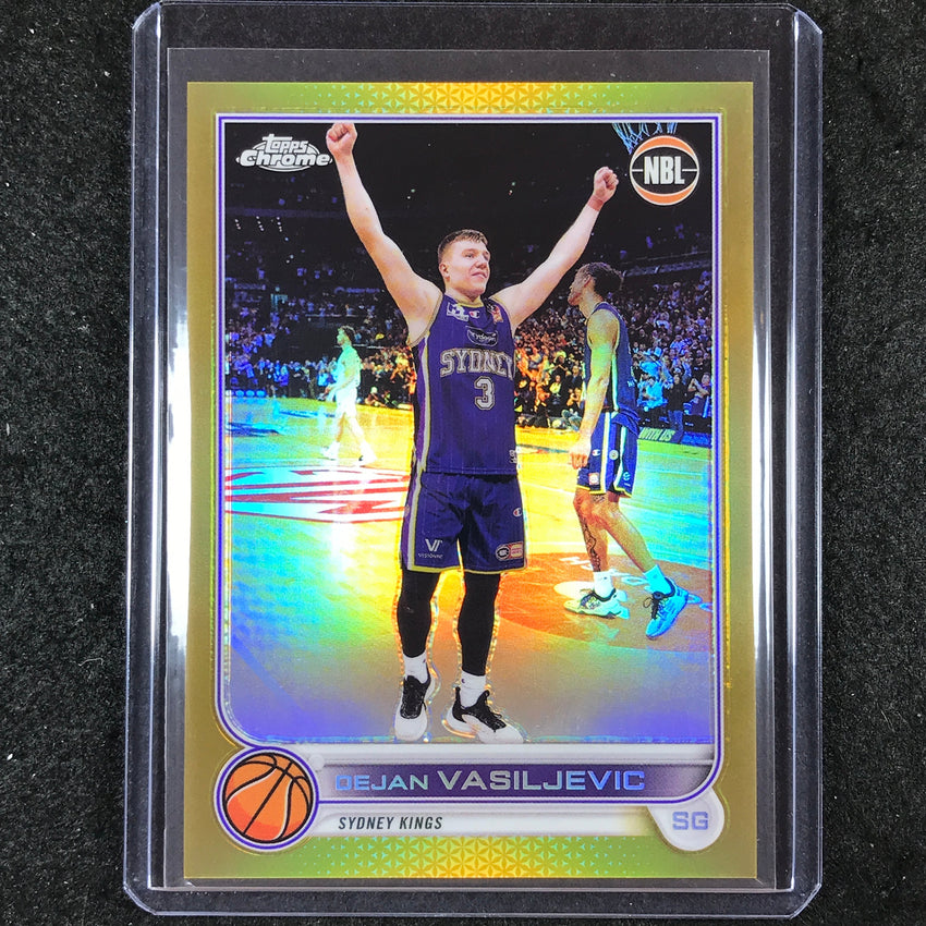 2022-23 Topps Chrome NBL DEJAN VASILJEVIC Gold 24/50 #84