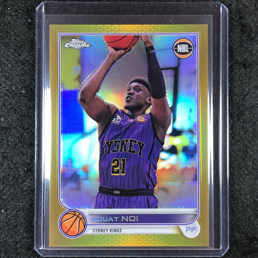 2022-23 Topps Chrome NBL KOUAT NOI Gold 19/50 #86