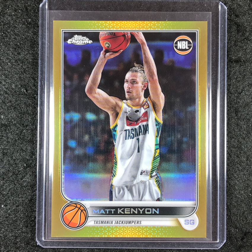 2022-23 Topps Chrome NBL MATT KENYON Gold 8/50 #92
