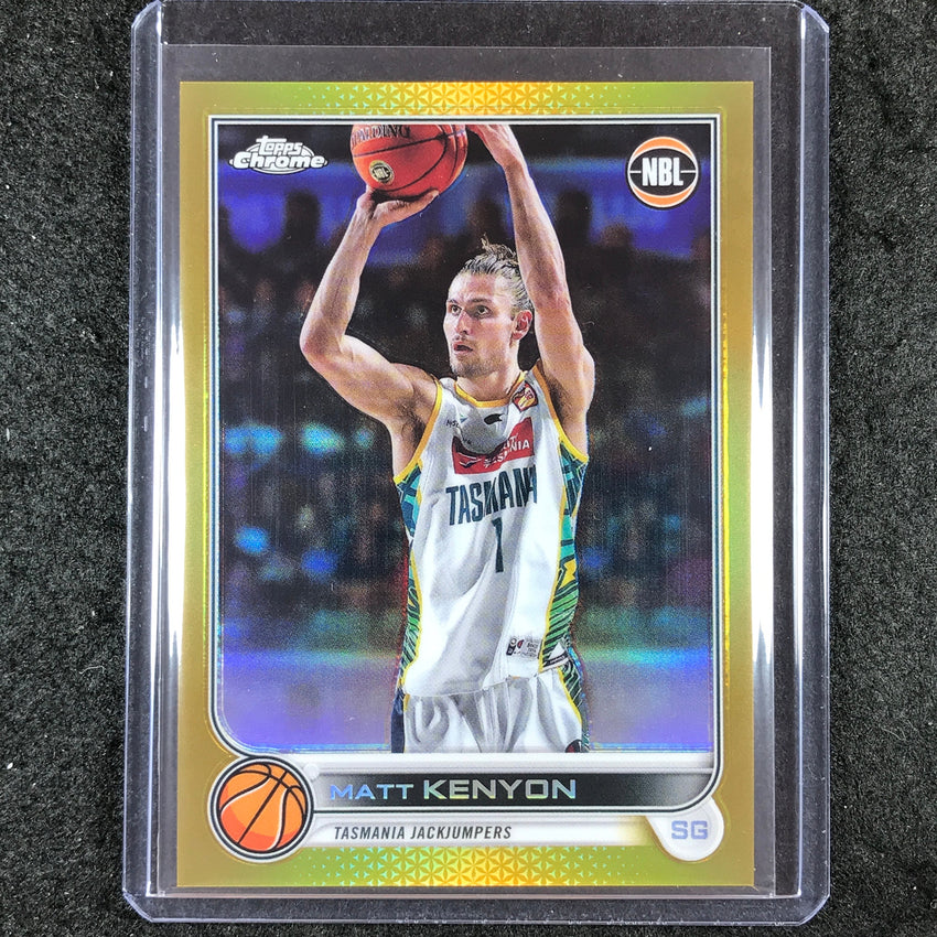 2022-23 Topps Chrome NBL MATT KENYON Gold 10/50 #92