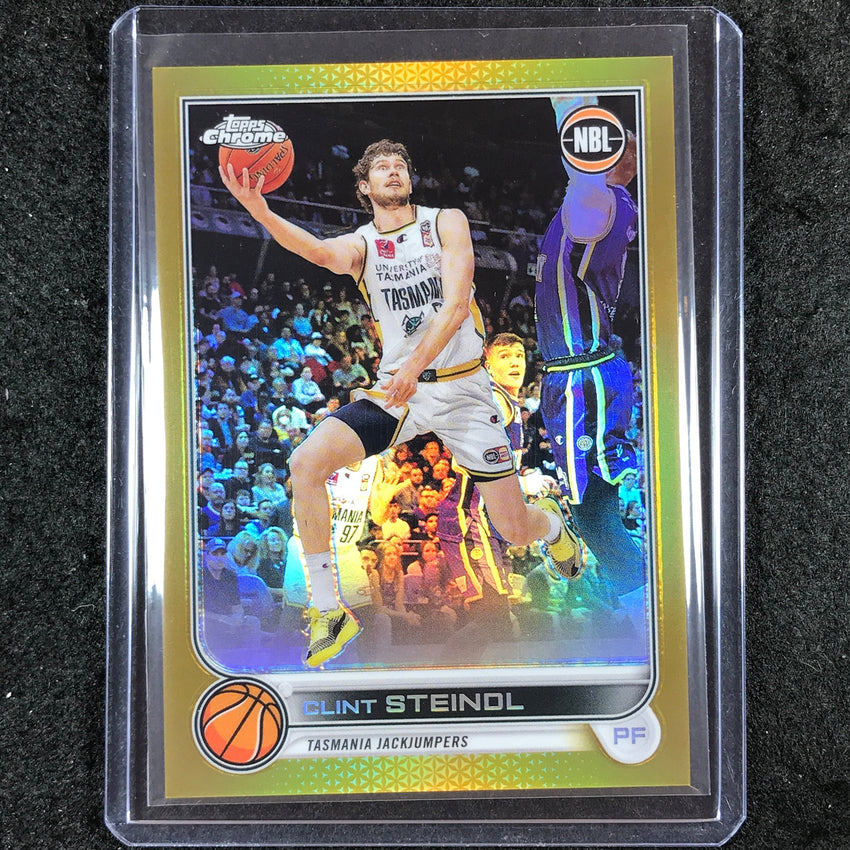 2022-23 Topps Chrome NBL CLINT STEINDL Gold 33/50 #98