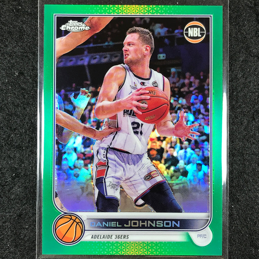 2022-23 Topps Chrome NBL DANIEL JOHNSON Green /99 #7