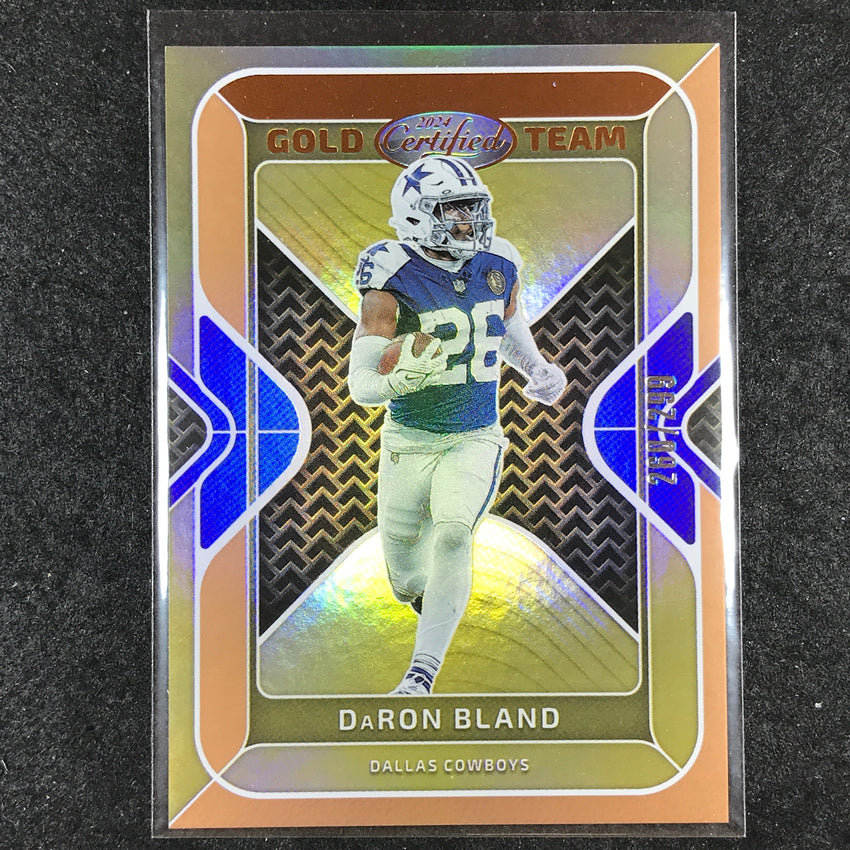 2024 Certified Football DARON BLAND Gold Team Bronze Mirror 260/299
