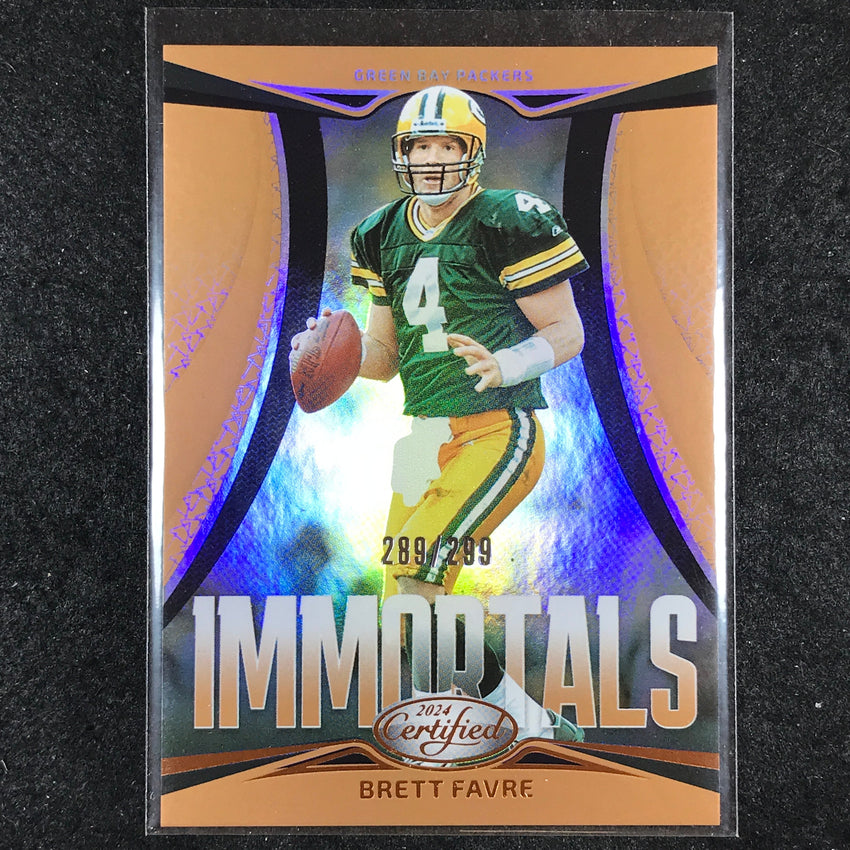 2024 Certified Football BRETT FAVRE Immortals Bronze Mirror 289/299