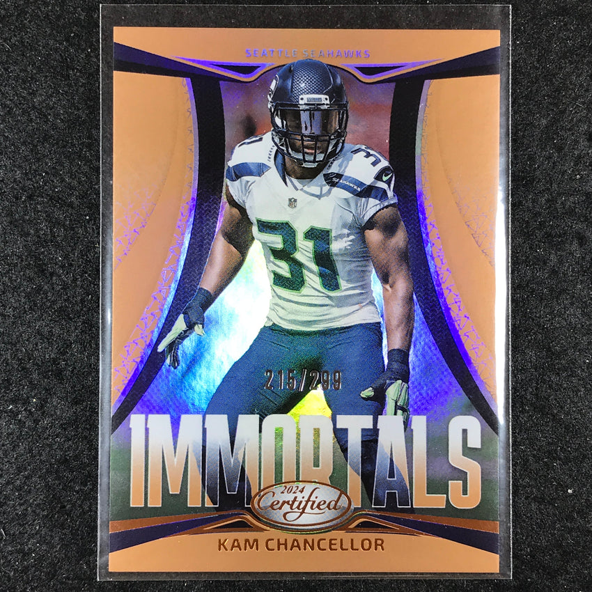 2024 Certified Football KAM CHANCELLOR Immortals Bronze Mirror 215/299