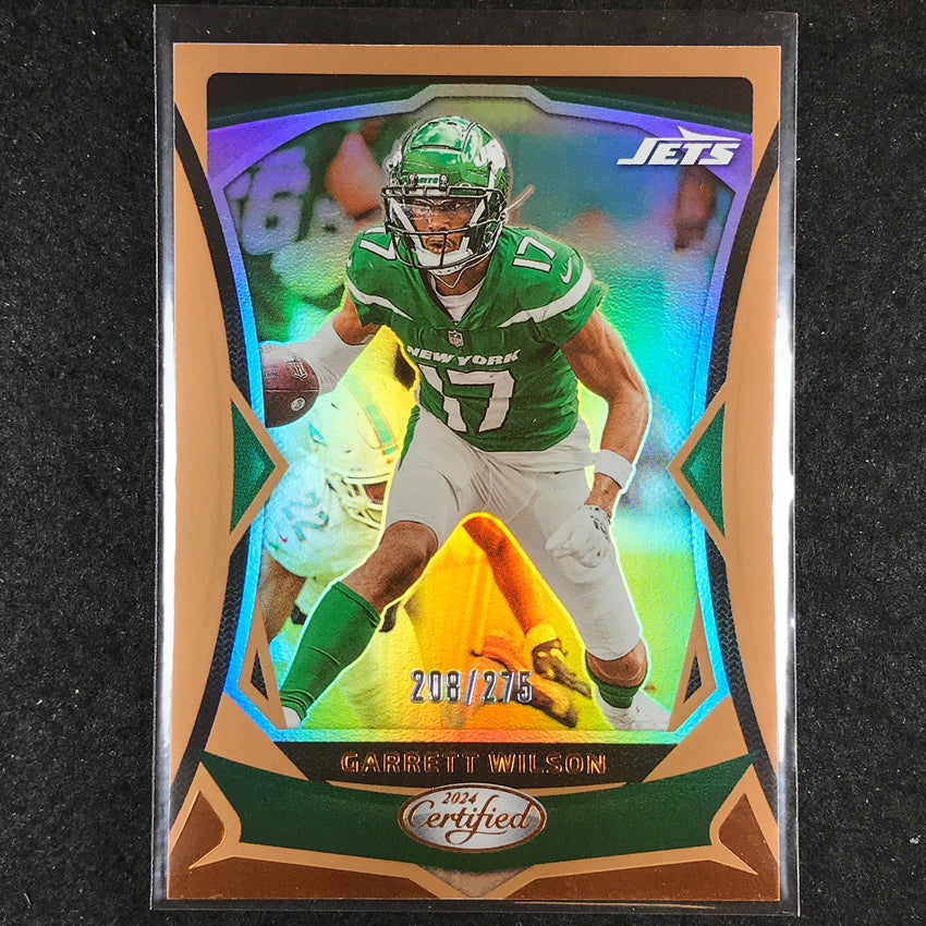 2024 Certified Football GARRETT WILSON Base Bronze Mirror 208/275 #45