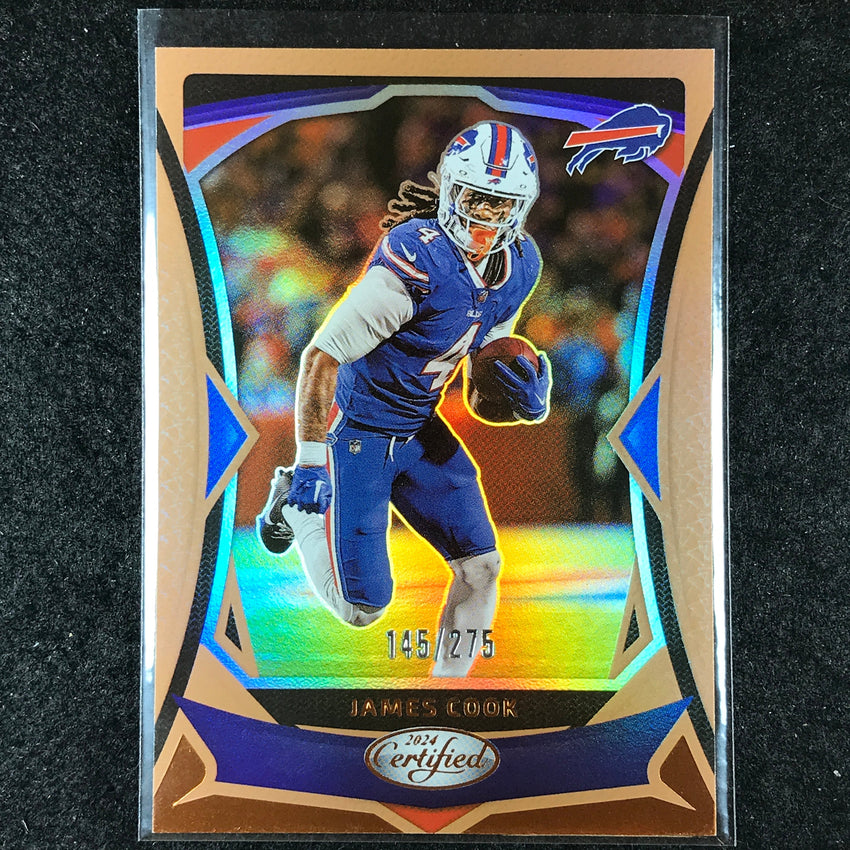 2024 Certified Football JAMES COOK Base Bronze Mirror 145/275 #52