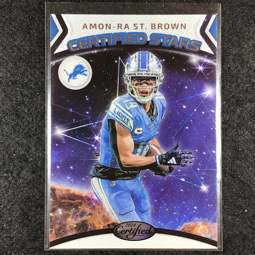 2024 Certified Football AMON-RA ST. BROWN Certified Stars Base #6