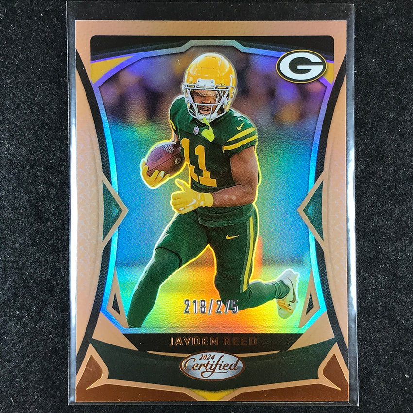2024 Certified Football JAYDEN REED Base Bronze Mirror 218/275 #55
