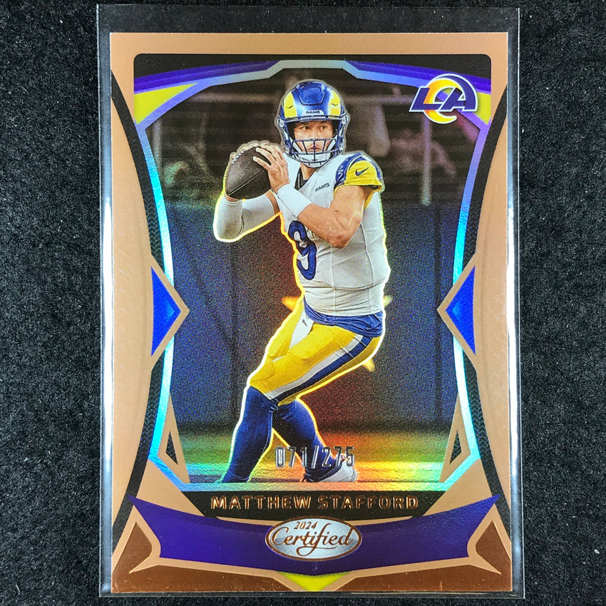 2024 Certified Football MATTHEW STAFFORD Base Bronze Mirror 71/275 #73